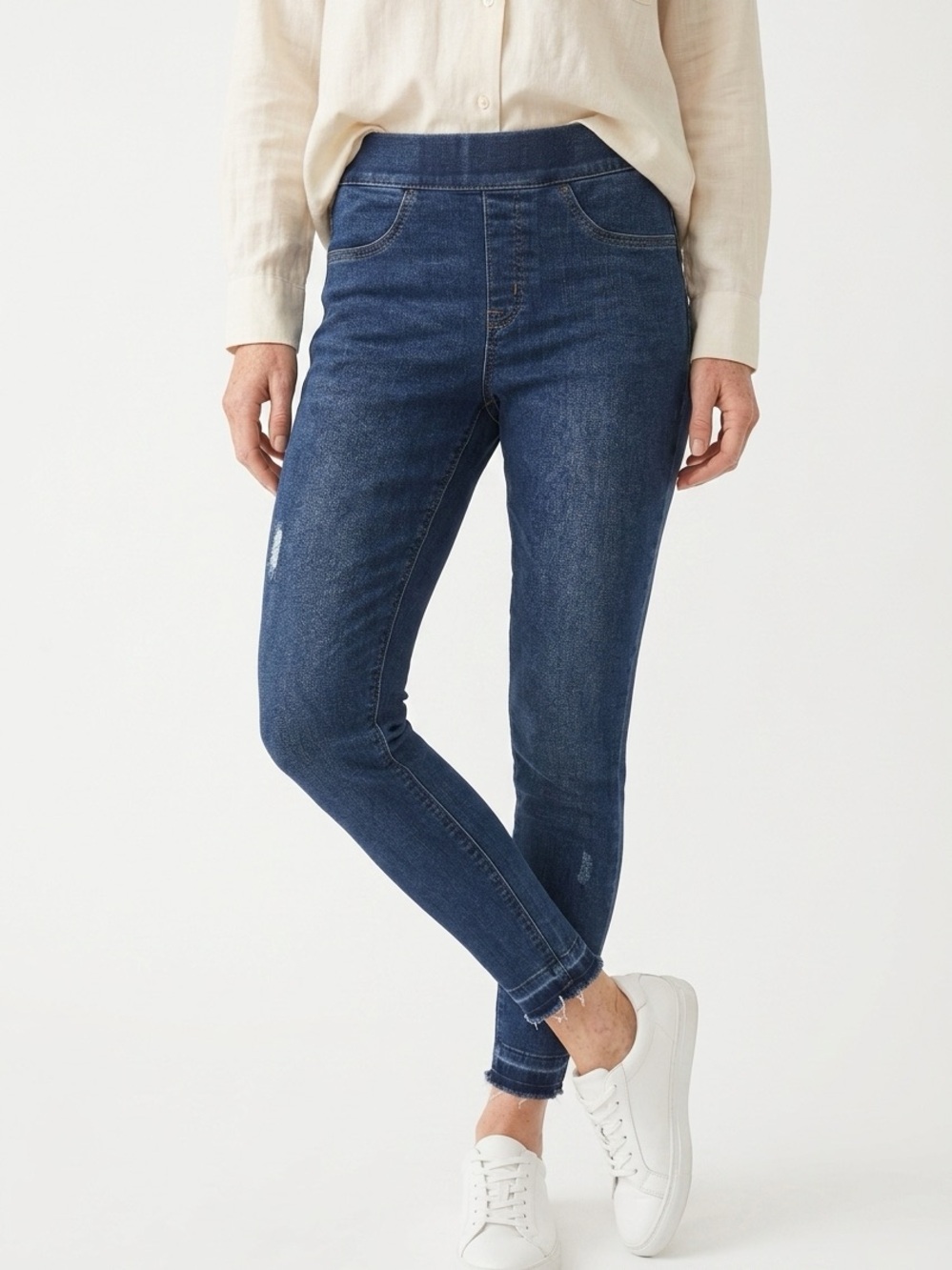 SPANX | Stretch Skinny Jeans in Dark Blue Women’s Size Small